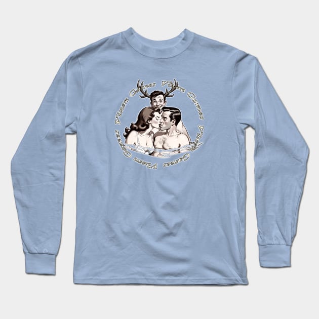 Show Off Stag with Vixen Long Sleeve T-Shirt by Vixen Games